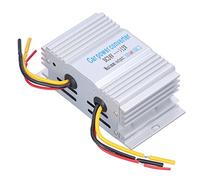 YWBL-WH Convertisseur 24 V CC avec Alliage d'aluminium, Régulateur de Tension 12 V 10 A pour Alimentation électrique de Véhicule et équipement de Télécommunication
