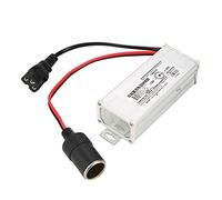 YWBL-WH Convertisseur de Puissance de Voiture 24 V-72 V à 12 15 A, Coque en Alliage d'aluminium avec Ports USB, Régulateur de Tension pour Véhicules et Dispositifs de Charge