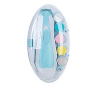 YWBL-WH Coupe-Ongles électrique 6 en 1 pour bébé, Têtes de Meulage Sûres, Ensemble de Coupe-Ongles pour Manucure nouveau-né avec 6 Têtes de Meulage, Broyeur à Portable et (BLUE)