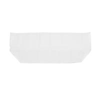 YWBL-WH Couvercle D'antigel Végétal Tissu Non tissé Respirant avec Cordon 3 Pack, Couvercle de Jardinière Extérieur pour Boîtes à Fleurs Rectangulaires, épreuve du Vent et épreuve de l'eau (White)