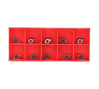 YWBL-WH DCMT0702 EM YBC205 Inserts en Carbure Blades Cutter, Haute Précision et ténacité avec Action de Coupe Positive, adapté à la Finition en Acier