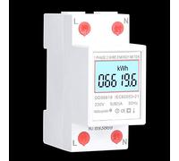 YWBL-WH DDS6619 230 V Dispositif de Mesure de L'énergie à Phase Unique avec Charge de Réseau au Sol, Taille Simple de L'installation - Couteau énergétique pour de la Maison