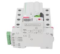 YWBL-WH Disjoncteur à Réenclenchement Automatique 4P, RCD RCCB à Réinitialisation Automatique avec Double Verrouillage électronique Mécanique, pour Station de Charge EV du Système (40A)