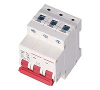 YWBL-WH Disjoncteur Miniature 3P DZ47-63, Montage sur Rail DIN AC 400 V | Couvercle Ignifuge PC, Taille Modulaire 54x76x66mm, pour Boîte de Distribution Résidentielle et Protection D'éclairage