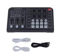 YWBL-WH DSP Chip Dual Channel Wireless Professional Sound Board, équipé Carte Son Multifonctionnelle, pour Les Jeux en Direct Chantez des Chansons