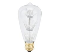 YWBL-WH E27 Feu D'artifice Ampoule LED Vintage Art Verre Ampoule Lumière Chaude 85-265V 3W pour Festival Fête Cour Chambre Café Bar Décor