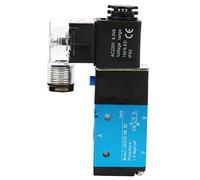YWBL-WH Électrovanne 2 Positions 5 Voies, Port PT 1/4 Po 0,15-0,8 MPa | Bobine de Cuivre pour la durabilité, Joint à 6 Anneaux pour l'étanchéité, Tête Pilote pour une sensibilité élevée,