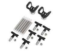 YWBL-WH Ensemble de Buses de Pulvérisation sans Air, Acier Inoxydable de qualité Supérieure avec 6 Embouts Polyvalents pour Une Installation Facile et Divers Projets de Peinture