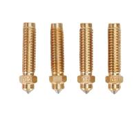YWBL-WH Ensemble de Buses en Acier trempé en Laiton, 4 Buses Bimétalliques pour Imprimante 3D Elegoo Carbon, 0.2mm 0.4mm 0.6mm 0.8mm, Impression à Haut Débit, Compatible avec PLA, ABS,