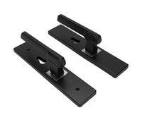 YWBL-WH Ensemble de Pênes Dormants à Levier de Porte d'entrée, Serrure de Porte Extérieure en Alliage d'aluminium avec Roulements Silencieux, Panneau de Renfort de 235 Mm pour la sécurité du