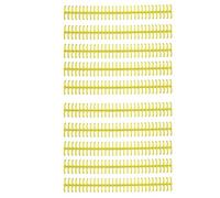 YWBL-WH Épines de Reliure en Plastique de 1/2 Po de Diamètre pour Bande | 30 Trous, Paquet de 10, Diamètre Intérieur de 13 Mm, Papeterie de Bureau, Peignes de Reliure en Plastique Remplaçables