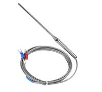YWBL-WH Fil de Capteur de Température de Sonde de Thermocouple de Type K 150 Mm 0 à 400 ℃, Vitesse et Performances Stables, Très Sensible avec Résistance à Haute Température, Longueur de Câble de 1