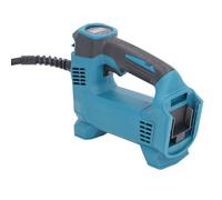 YWBL-WH Gonfleur de Pneu Compresseur d'air Portable ABS Mini Pompe à Air 18 V Manomètre électrique pour Les Utilisateurs de Voitures et de Vélos, Comprend Une Aiguille de Buse en Laiton et Une Buse