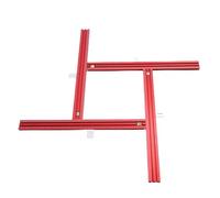 YWBL-WH Guides de Travail du Bois, Ensemble de Rails de Jonction Réglables en Alliage D'aluminium, Système de Rails de Guidage Fixes pour le Travail du Bois