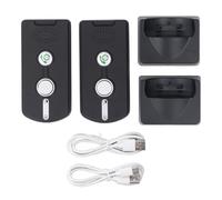 YWBL-WH Interphone à 2 Voies Interphone Super Range Intercomunicador Intercom Intercom Door System Unit for Home Hospital Office (Black)