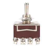 YWBL-WH Interrupteur Bascule 15A/250VAC 4PDT 3 Positions pour Commutation Source Alimentation Voiture/Bateau/Industriel