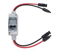 YWBL-WH Interrupteur de Déconnexion de Panneau Solaire 63A 2P IP65, Boîtier de Disjoncteur DC étanche pour Systèmes Solaires Domestiques, Camping-Car et Hors Réseau