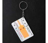 YWBL-WH Jauge de Profondeur de Bande de Roulement de Pneu, Outil de Mesure | Règle de Sonde en Plastique avec échelle Claire, Conception Coulissante pour une Lecture Facile, Résistante à L'usure pour