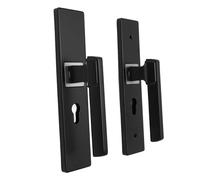 YWBL-WH Jeu de Pênes Dormants à Levier de Porte D'entrée, Ensemble de Serrure de Porte Extérieure Carrée en Alliage D'aluminium avec Clés de Verrouillage