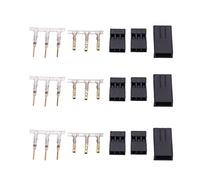 YWBL-WH Kit de Broches à Sertir pour Connecteur Mâle Femelle, Connecteurs en Laiton Haute Performance, Idéal pour les Modèles de Plans RC et l'électronique