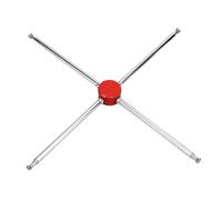 YWBL-WH Kit de Capuchons de Condensateur en Alliage D'aluminium Améliorant les Performances et Réducteur de Bruit pour les Antennes Verticales2 JPC12 HF avec Installation sans Outil