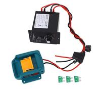 YWBL-WH Kit de Contrôleur de Vitesse de Moteur D'Adaptateur de Batterie, Interrupteur de Commande de Moteur électrique à Brosse DC PWM Haute Performance avec Adaptateur de Batterie