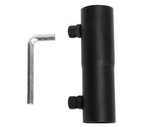YWBL-WH Kit de Fixation pour Toit Inclinable Réglable avec Adaptateur de Tuyau Pivotant en Alliage D'aluminium Robuste, Support de Mât Satellite pour Toit, Mur ou camping-car.