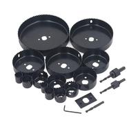 YWBL-WH Kit de Kit en Acier en Carbone -Loch Sci de Trou de Performance Haute Performance Durable pour les Alésages Métalliques Minces avec Couvercle de Rangement pour les Forets électriques