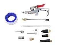 YWBL-WH Kit de Pistolet de Soufflage à Buse D'air avec Connecteur Rapide NPT de 1/4 Pouces, 8 Buses, 2 Tubes D'extension, 2 Aiguilles de Gonflage