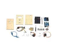 YWBL-WH Kit de Suivi Solaire, Projet de Bricolage en Bois d'apprentissage Pratique STEM pour Enfants avec Technologie Intelligente et Carte de Développement éducatif, Compatible avec