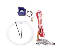 YWBL-WH Kit D'Hotend Extrudeur de L'imprimante 3D, Alliage en Aluminium en Laiton, Kit à Longue Portée de 1,75 Mm 0,4 Mm, Conception de Ventilateur isolé pour L' Stable