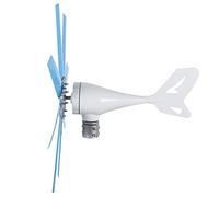 YWBL-WH Kit Générateur éolien 200 W, Alliage d'aluminium avec 8 Pales, DC12 V, Parfait pour les Maisons Hors Réseau et les Lampadaires (DC24V)