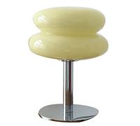 YWBL-WH Lampe de chevet œuf en verre mignonne USB lumière douce pour table de nuit fille chambre à coucher