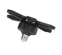 YWBL-WH Lampe de Garage LED, Conception Pliable à 6 Feuilles, luminosité 1800LM 24W pour Garage Industriel et Entrepôt