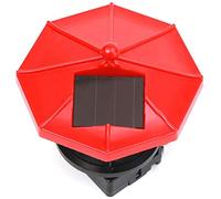 YWBL-WH Lampe de Phare Rotative à LED, Lampe de Jardin à énergie Solaire avec Abat-jour à 360 Degrés, Idéale pour la Décoration Extérieure (Couleur assortie)