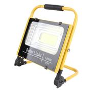 YWBL-WH Lampe de Travail LED 100 W 20 000 Lm IP67 étanche Rechargeable Portable avec Batterie 10 000 MAh pour la Construction de Chantiers et les Travaux Extérieurs (Prise UE)