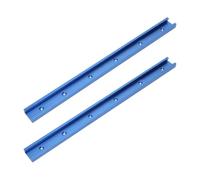 YWBL-WH Lot de 2 rails en T en aluminium 1000 mm pour le travail du bois ou la scie de table