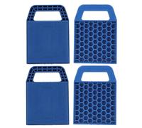 YWBL-WH Lot de 4 Coussinets de Stabilisation pour Camping-Car, Coussinets de Nivellement pour Camping-Car, 6,5 X 6,5 Pouces, Empêchent L'affaissement avec Structure de Ruche Renforcée