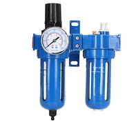 YWBL-WH Lubrificateur de Régulateur de Filtre de Compresseur D'air 1/2 Pouces 150 PSI 5 Microns en Alliage de Zinc avec Noyau de Filtre en Laiton et Dégagement Rapide pour Outils (1/4"NPT)