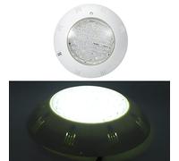 YWBL-WH Lumière sous-Marine 15W AC12V LED RGB Lumière de Piscine IP68 étanche pour Fontaine de Piscine Décoration Extérieure avec Télécommande (Blanche 15W)