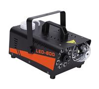 YWBL-WH Machine à Brouillard 600 W, Sortie de Fumée Haute densité avec Télécommande et 13 Modes D'éclairage éblouissants, avec Lumières LED Boule Disco pour événements DJ de Fête sur (Prise UE 220V)