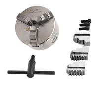 YWBL-WH Mandrin de Tour à Centrage Automatique, Fonte Nodulaire, Mandrin de Précision à 3 Mâchoires, Accessoire de Travail du Bois pour Tours de Petite et Moyenne Taille (K11-100)