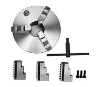 YWBL-WH Mandrin de Tour à Centrage Automatique, Fonte Nodulaire, Mandrin de Précision à 3 Mâchoires, Accessoire de Travail du Bois pour Tours de Petite et Moyenne Taille (K11-250)