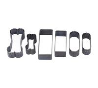 YWBL-WH Matrice de DéCoupe Rectangulaire, Matrice de DéCoupe en Acier allié pour le Cuir, Coupeur de Poinçonnage en Forme d'os Ovale Rectangulaire, Coupe Creuse et Précise, Opération Facile avec