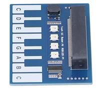 YWBL-WH Mini Module de Piano PCB Carte d'extension de Musique avec 13 Boutons Tactiles 4 LED RVB Buzzer I2C Interface pour le Codage Micro-bits, Apprentissage de la Musique, Projets de Bricolage