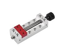 YWBL-WH Mini Perceuse Presse étau de qualité Supérieure Plat Pince Banc étau pour Travail de Précision Argent Rouge