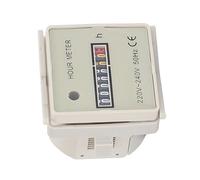 YWBL-WH Minuterie Industrielle, Compteur Horaire Numérique ABS avec Plage de Réglage 0-99999H59M pour Applications AC