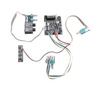 YWBL-WH Module D'amplificateur Bluetooth 5.0, Carte D'amplificateur de Puissance Audio 2.1 Canaux 50W avec Contrôle des Basses Aigus pour Haut-Parleur de Bricolage, Projet Audio