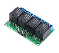 YWBL-WH Module de Relais de Déclenchement DC 5V 4 Canaux à 6 PIN, Module Relais à Bascule, Interrupteur Autobloquant Bistable, Carte de Déclenchement à Impulsion Faible pour Électronique Automobile