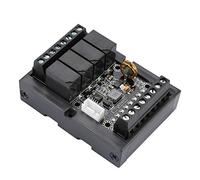YWBL-WH Module de Relais, Module de Relais FX1N-10MR PLC, Carte de Commande Industrielle, Module de Retard de Relais Programmable avec Coque, Relais électromécaniques